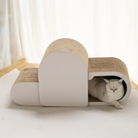 Nouveau grattoir écologique grand chat assemblé nuages chat griffoir maison