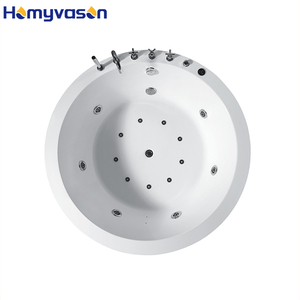 3 người phong cách châu âu trong nhà thiết bị spa Acrylic Vòng Xoáy bể sục trong nhà thả trong grandform massage bồn tắm - Product Image 2