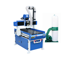 Máquina de Corte CNC 6090, Router CNC para Madera, Máquinas Router CNC ATC, Maquinaria para Trabajar la Madera en 3D