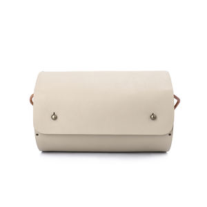 Bolso de Mano de Cuero para Mujer, Estilo Barril, Moda 2026, Portátil, Estilo Vestir, Bandolera, Decoración de Cadena, Impermeable, Estilo Japonés - Product Image 1