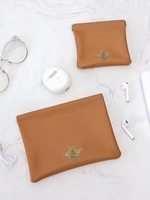 Lot de boîtes en cuir PU recyclable pour lunettes de soleil, étuis à lunettes, pochettes à lunettes, sacs de rangement pour rouges à lèvres avec logo – Vente en gros