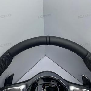 Volante Deportivo de Cuero con Fibra de Carbono para <span class=keywords><strong>Mercedes</strong></span>-Benz, Modelos W205/W213/W222 - Product Image 2