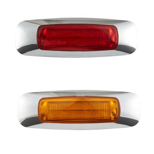 <span class=keywords><strong>Camion</strong></span>-Luz LED intermitente para coche, lámpara de señal lateral para remolque, 8LED, 12V-24V, amarillo, rojo, ámbar, para camiones - Product Image 1