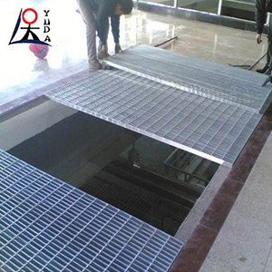 Grilles d'allée en acier galvanisé verrouillées par pression <span class=keywords><strong>grille</strong></span> de drainage <span class=keywords><strong>grille</strong></span> de sol en acier hdg - Product Image 6