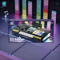   Table de mixage DJ pour enfants, instruments de musique avec microphone, jouets musicaux éducatifs pour enfants