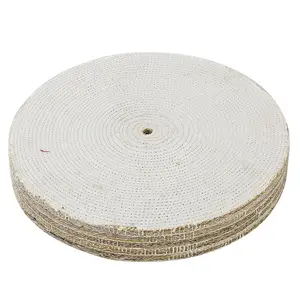 Redsunstar 6 inch stainless steel pipe polishing abrasive sisal buffing wheel