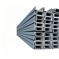 Profilés en acier au carbone Q235, poutres en U laminées à chaud pour la construction de structures de soutien et de cadres de construction