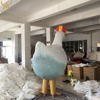 Costume de mascotte de la société bespoke, personnalisé, en forme d'oie, gonflable de dessin animé, avec logo imprimable