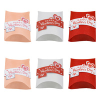 Boîte à oreiller en papier kraft de qualité supérieure - Emballage cadeau élégant et écologique pour la décoration de la maison et les cadeaux de fête