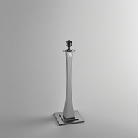Système de file d'attente Stanchion Post en acier inoxydable 304-Barrière de contrôle des foules pour la gestion des événements