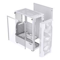 LOVINGCOOL Full Tower Gaming Pc Case White Gaming Case Pc Cabinet M-ATX ATX Computer Case Towers Case Rgb Pc Atx Gamer Cabinet