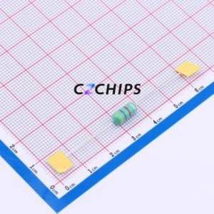 Inductor de Anillo de Color / Inductor de Orificio Pasante PDSH0512I-472K, Componente de Orificio Pasante (THT), D5xL12.5mm 4.7mH 10% 100mA 20Ohm - Product Image 1