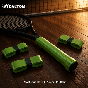 Overgrip de tennis vert herbe durable pour raquette de tennis, absorbant la transpiration, antidérapant, toucher doux, directement de l'usine - Product Image 2