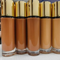 Fond de teint liquide de marque privée cosmétiques imperméables à couverture complète végétalien mat