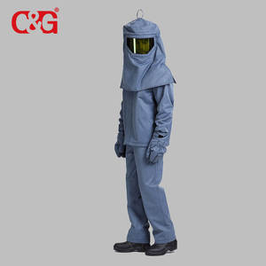 <span class=keywords><strong>Ropa</strong></span> de seguridad de fabricación industrial clasificada por arco antiestático <span class=keywords><strong>Ropa</strong></span> de soldadura protectora ignífuga <span class=keywords><strong>y</strong></span> anticorte - Product Image 4