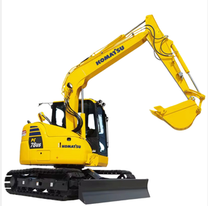 Excavatrice d'occasion Komatsu PC78 de haute qualité, poids opérationnel 7,8 tonnes, bon prix, équipement essentiel incluant moteur, pompe, boîte de vitesses, roulements - En vente - Product Image 1