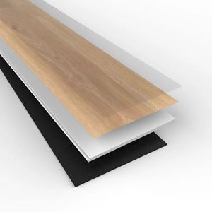 Planche de sol en vinyle PVC moderne, imperméable, texturée, gaufrée, rectangulaire, largeur moyenne, écologique, ignifuge, pour intérieur, maison et bureau - Product Image 3