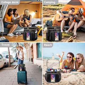 Bolsa de Maquillaje Impermeable de Gran Capacidad, Bolsa de Aseo de Viaje, Organizador para Mujeres y Hombres, Estuche de Almacenamiento para Artículos Esenciales de Baño y Cosméticos - Product Image 6