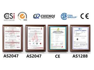 Fenêtres à battants à double vitrage CQ, structure thermique multi-chambres, fenêtre à battants en aluminium, économie d'énergie, fenêtres oscillo-battantes - Product Image 5