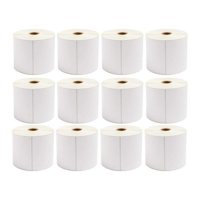 2.25x1.25 Inch Direct Thermal Labels for Barcodes Address Compatible with Rollo Label Printer & Zebra Desktop Printers