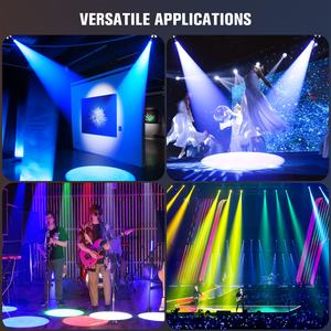 100W Mini RGB COB LED perfil foco DMX512 enfoque Manual iluminación de escenario teatro <span class=keywords><strong>pasarela</strong></span> boda Disco Bar EQUIPO DE DJ - Product Image 4