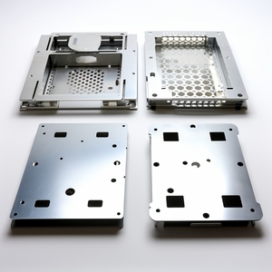 Pièces de châssis en acier inoxydable découpées et pliées au laser de haute précision sur mesure pour fabricants d'équipements électroniques - Product Image 1