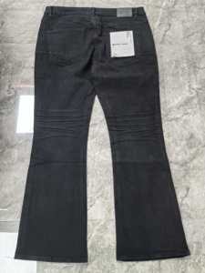 Stock <strong>High</strong> Quality New Designer Brand Purple Blue <strong>Jeans</strong> Straight Leg Frayed Wash Wholesale <strong>Men's</strong> <strong>Jeans</strong> - Product Image 6