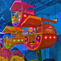 Manèges de parc d'attractions de Noël, jeux pour enfants, gondoles, mini-grande roue à 16 places
