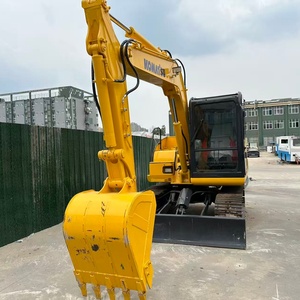 Excavadora de cadenas usada Komatsu PC70 PC55MR, original japonesa, de segunda mano, miniexcavadora Komatsu PC56MR PC18 35 56 70 - Product Image 4