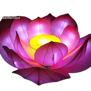 Lanterne <span class=keywords><strong>de</strong></span> Zigong en forme <span class=keywords><strong>de</strong></span> fleur <span class=keywords><strong>de</strong></span> lotus, vente chaude, pour les festivals, utilisation en extérieur, <span class=keywords><strong>lac</strong></span> - Product Image 1