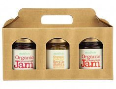 Hộp quà giấy kraft nâu có quai xách, dùng đựng mật ong, mứt - Product Image 5