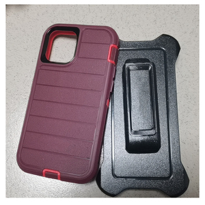 Defender Armor điện thoại trường hợp đối xứng điện thoại Bìa box hộp đen rõ ràng trường hợp đối với 15 16 17air 17 Pro Max loạt - Product Image 1