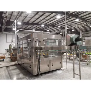 automatic juice bottling plant line production