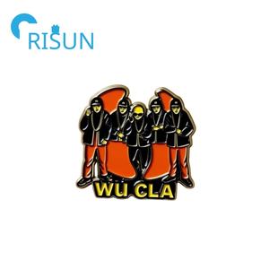 Souvenirs personnalisé émail doux <span class=keywords><strong>Wu</strong></span>-<span class=keywords><strong>Tang</strong></span> ours emblème épinglettes Badges broches personnalisé <span class=keywords><strong>Wu</strong></span> <span class=keywords><strong>Tang</strong></span> Clan Hip Hop Rap musique émail broche - Product Image 4