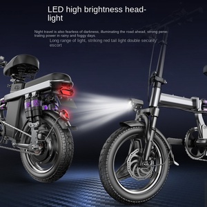 <span class=keywords><strong>Vélo</strong></span> électrique pliable directement de l'usine, batterie au lithium 48V, moteur 400W, cadre en alliage d'aluminium, système de frein à disque, <span class=keywords><strong>ultra</strong></span>-<span class=keywords><strong>léger</strong></span> - Product Image 2