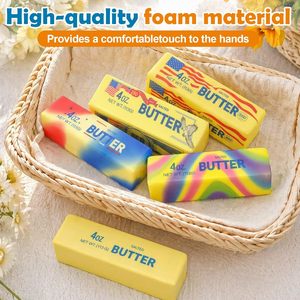Giant PU Butter Stick Squishy Toy Slow <b>Rebound</b> Milk Brick Bun Super Soft Squishies Stress Relief Fidget Toy for Kids Adults - Product Image 3