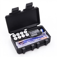 Boîte de rangement pour peptides pour 8 flacons de 3 ml et 1 flacon de 30 ml, étui en plastique PLA PETG, logo personnalisé, taille sur mesure