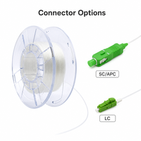 Câble optique invisible de bonne qualité 0.9mm 1 à 1000 mètres G657B3 A2 Lc sc Scapc cordon de raccordement à fibre optique