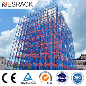 מערכת מדפים מתכתית כבדה למחסן עם מוט תמיכה לאחסון, מדפי רדיו-שיוטל למכירה - Product Image 6