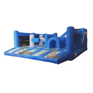 Shthelong commerciale blu PVC durevole gonfiabile buttafuori prodotti parco divertimenti gonfiabile al coperto