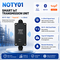 NOVA Tuya Ultraschall-Flüssigkeitsstandsensor mit WiFi IoT-Gateway für Berührungslose Tankstandüberwachung und Ferngesteuerte App-Verwaltung