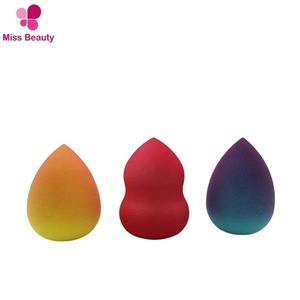 Gradually Change Color Made in China Beauty Wild Mint Latex Free Makeup Sponge Blender - Product Image 2