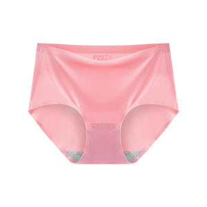 <span class=keywords><strong>Bikini</strong></span> de qualité, sans couture, couleur unie, nylon et coton respirant, sous-vêtements taille mi-haute pour femmes, grande taille, vente en gros - Product Image 5