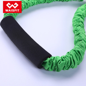 Bande de résistance élastique Waishfit pour l'entraînement de boxe, équipement de fitness vert H2009 - Product Image 4