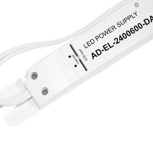 Driver LED linéaire étanche DC24V AC-DC 60W pour intérieur, boîtier plastique, protection IP20, gradation 0-10V/PWM/<span class=keywords><strong>Dali</strong></span>, certifié CE - Product Image 3