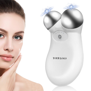 0728 ABS Hand Held Face & Neck Massager Vibrating USB Rechargeable Smart for Home Use - Product Image 1
