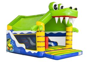 Offre Spéciale : Château <span class=keywords><strong>Gonflable</strong></span> Crocodile Personnalisé avec Toboggan pour Parcs Extérieurs - Product Image 6