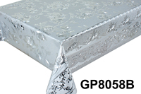 Nappe de table décorative de luxe en PVC gaufré floral vintage, imperméable et facile à nettoyer, pour dîner et banquet