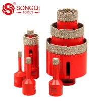 Kit de forets diamantés SONGQI HEX, foret diamanté pour percer des trous, avec boîte en aluminium