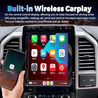 Pantalla grande Vertical Android de 12,1 "para Ford 2015 F150 2021 Radio de coche Multimedia estéreo Carplay reproductor de vídeo navegación GPS
